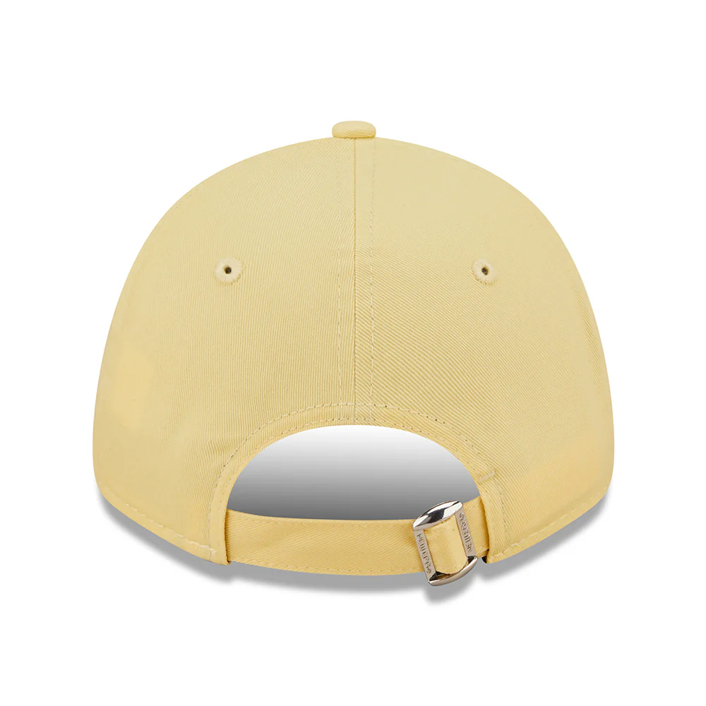 New Era Damen 9FORTY New York Yankees Baseball Cap - MLB League Essential - Hellgelb-Weiß - Image 4