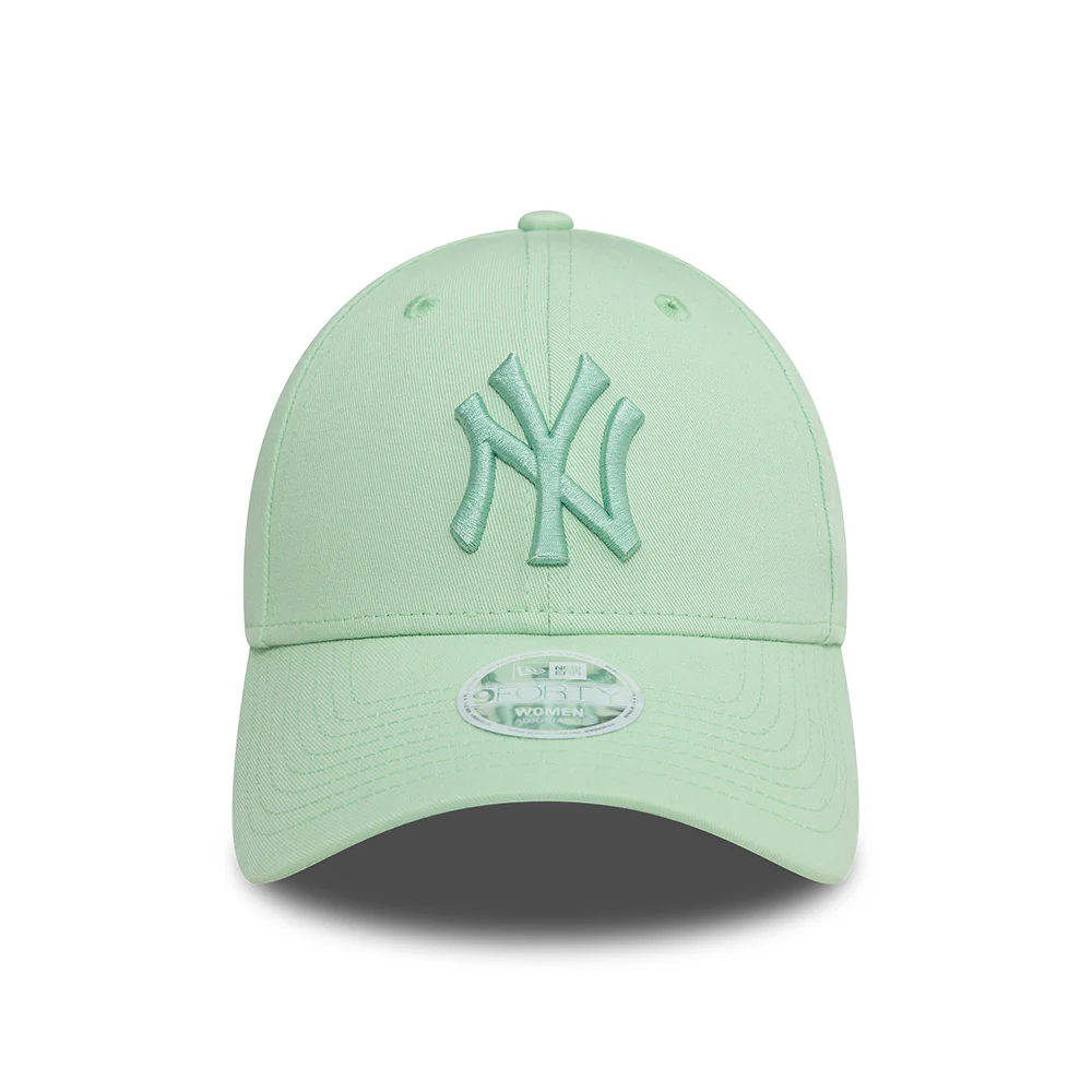 New Era Damen 9FORTY New York Yankees Baseball Cap - MLB League Essential - Pfefferminzgrün - Image 2