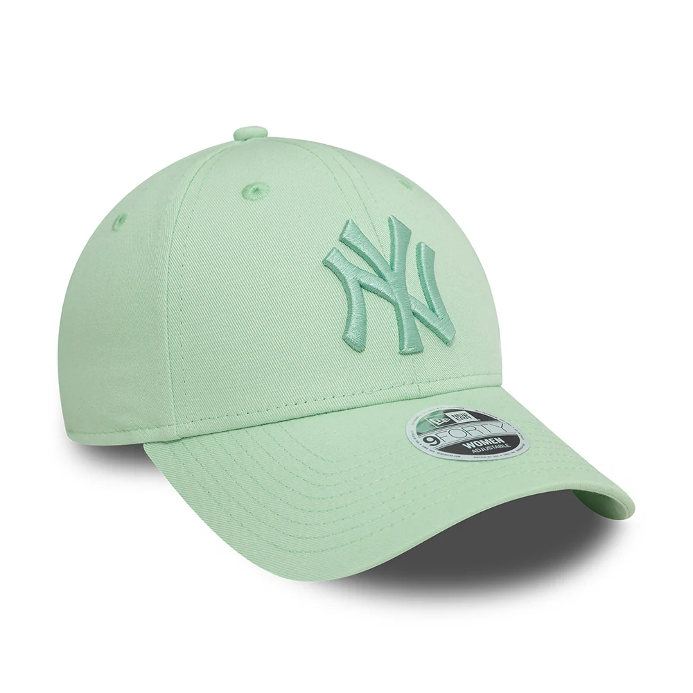 New Era Damen 9FORTY New York Yankees Baseball Cap - MLB League Essential - Pfefferminzgrün - Image 3