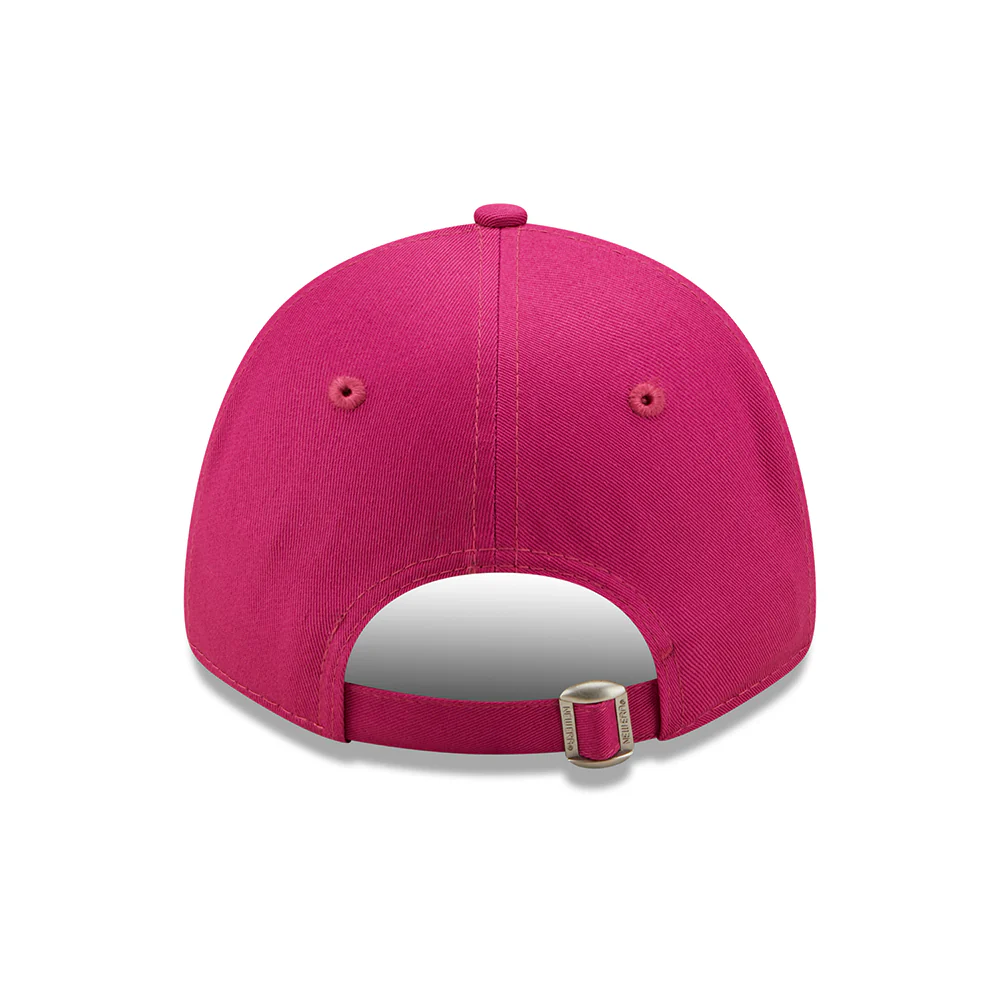 New Era Damen 9FORTY New York Yankees Baseball Cap - MLB League Essential - Pink-Weiß - Image 3