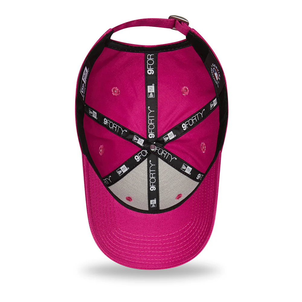 New Era Damen 9FORTY New York Yankees Baseball Cap - MLB League Essential - Pink-Weiß - Image 4