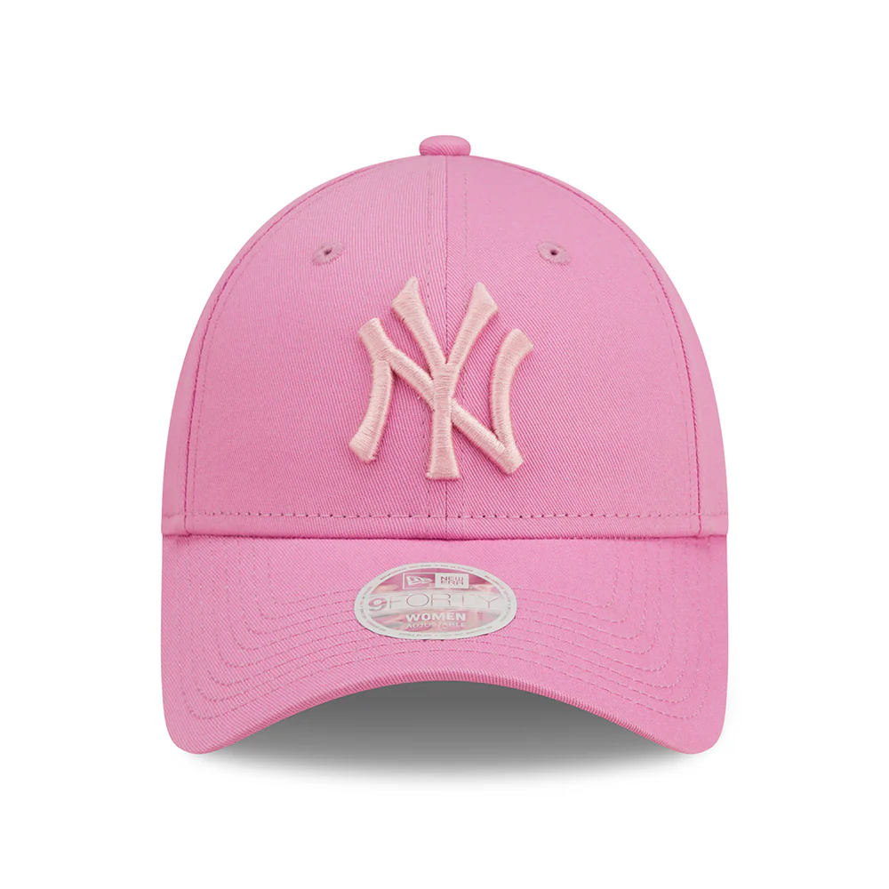 New Era Damen 9FORTY New York Yankees Baseball Cap - MLB League Essential - Rosa-Hellrosa - Image 2