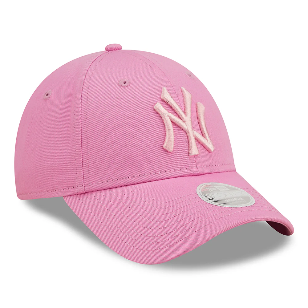 New Era Damen 9FORTY New York Yankees Baseball Cap - MLB League Essential - Rosa-Hellrosa - Image 3