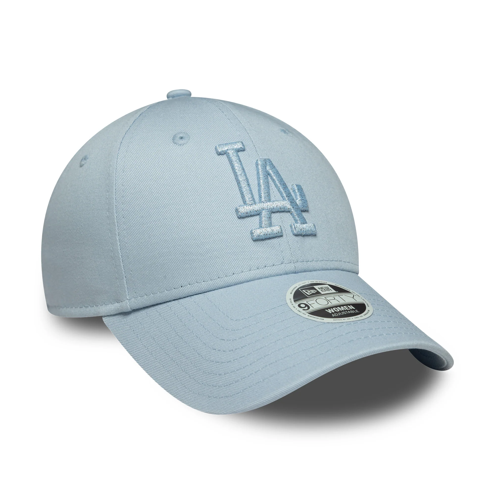 New Era Damen 9FORTY New York Yankees Baseball Cap - MLB Metallic Logo - Hellblau - Image 3