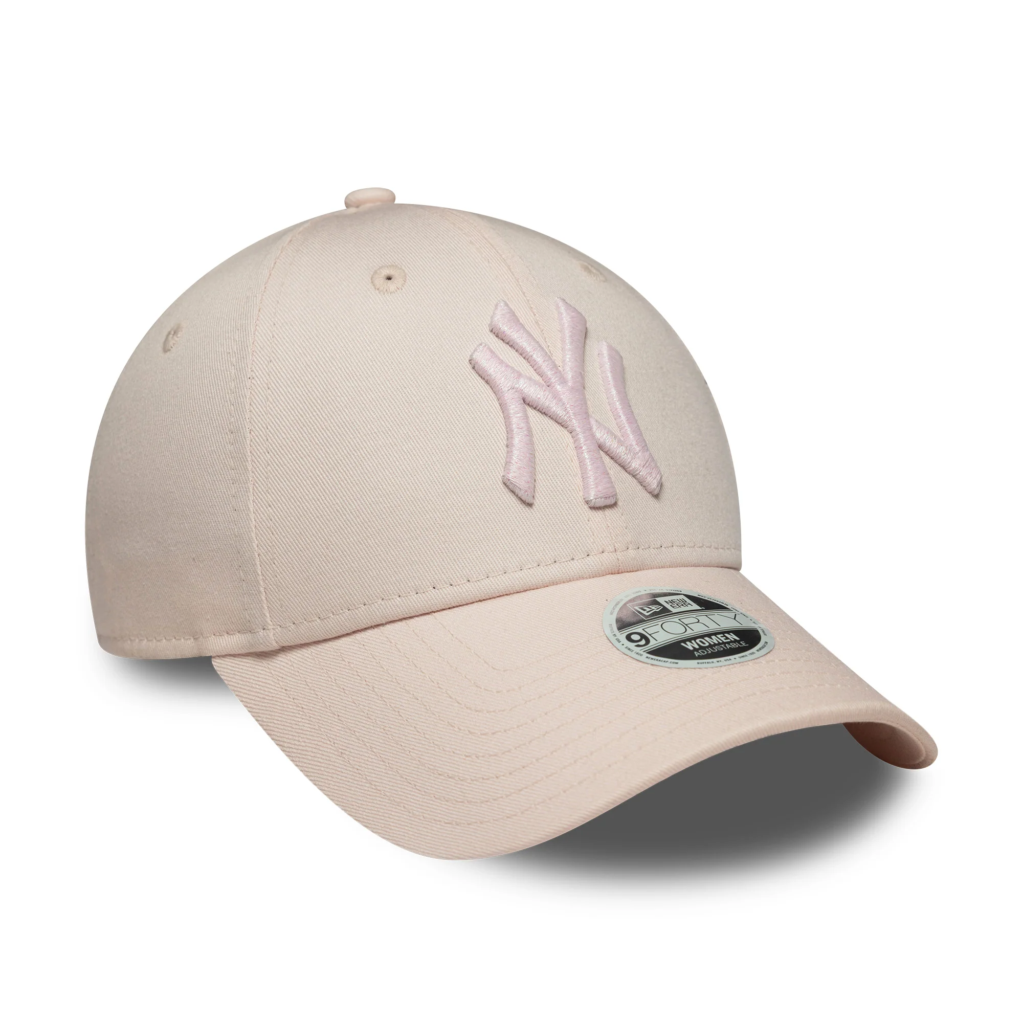 New Era Damen 9FORTY New York Yankees Baseball Cap - MLB Metallic Logo - Rosé - Image 3
