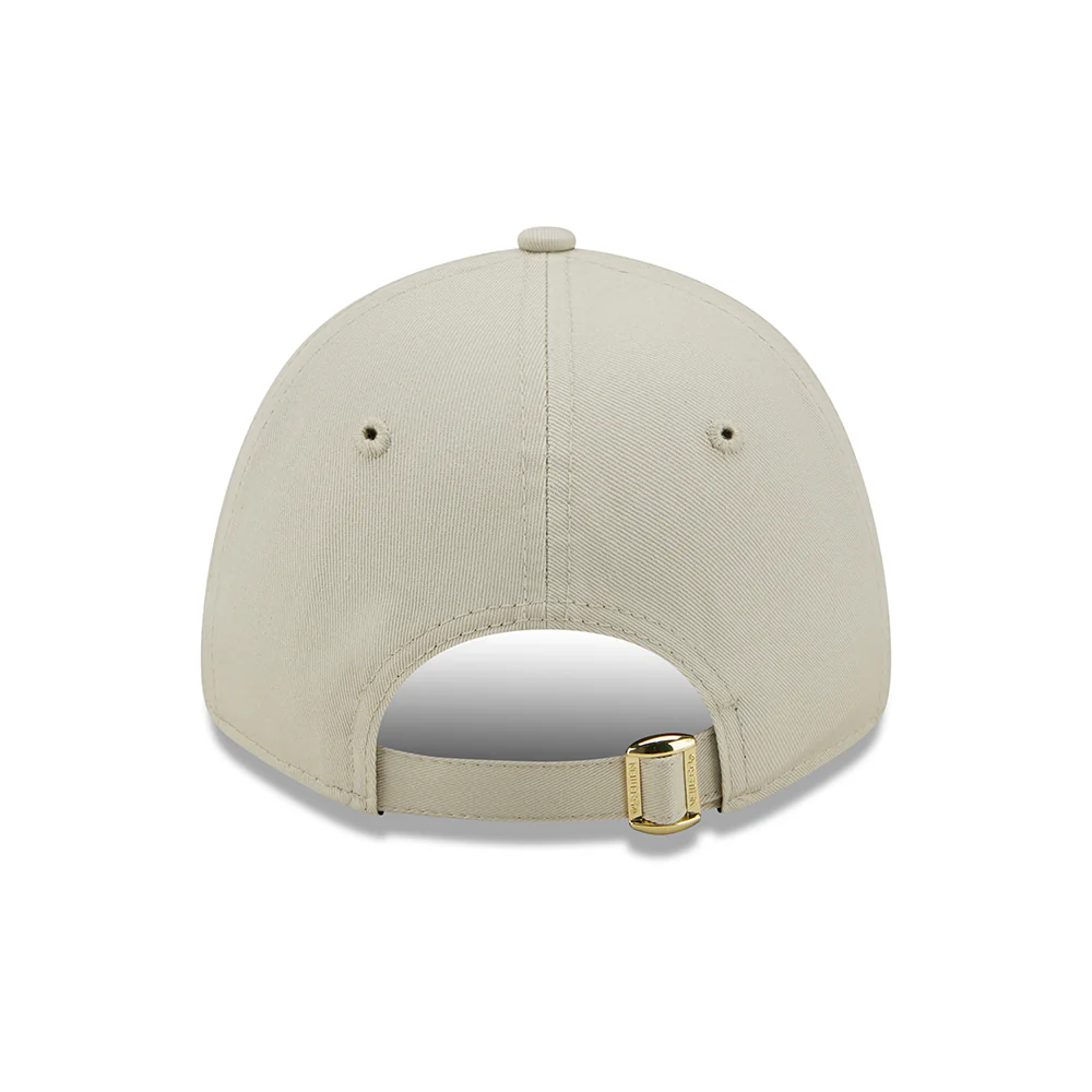 New Era Damen 9FORTY New York Yankees Baseball Cap - MLB Metallic Logo - Steinfarben-Gold - Image 4
