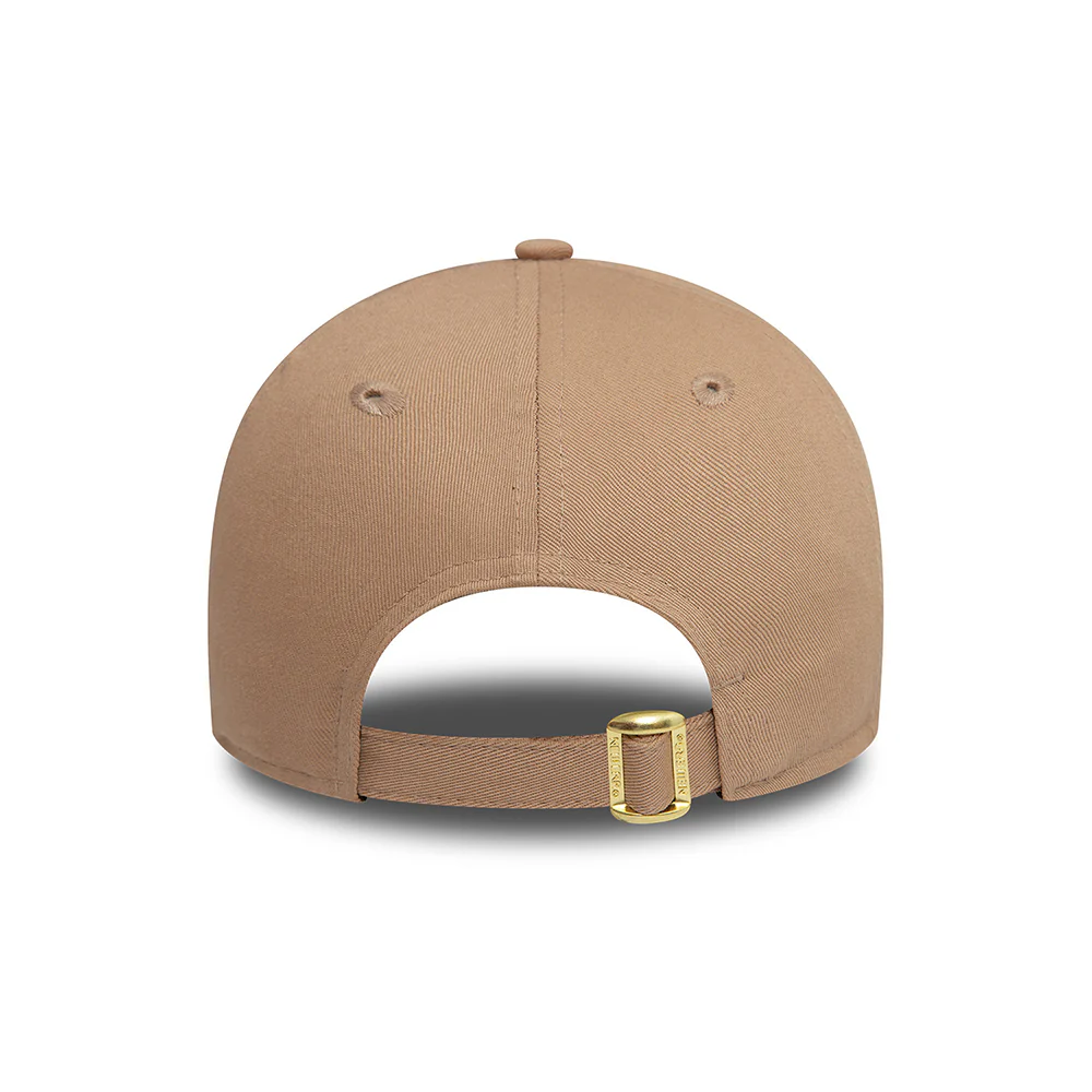 New Era Damen 9FORTY New York Yankees Baseball Cap - MLB Metallic - Taupe - Image 4