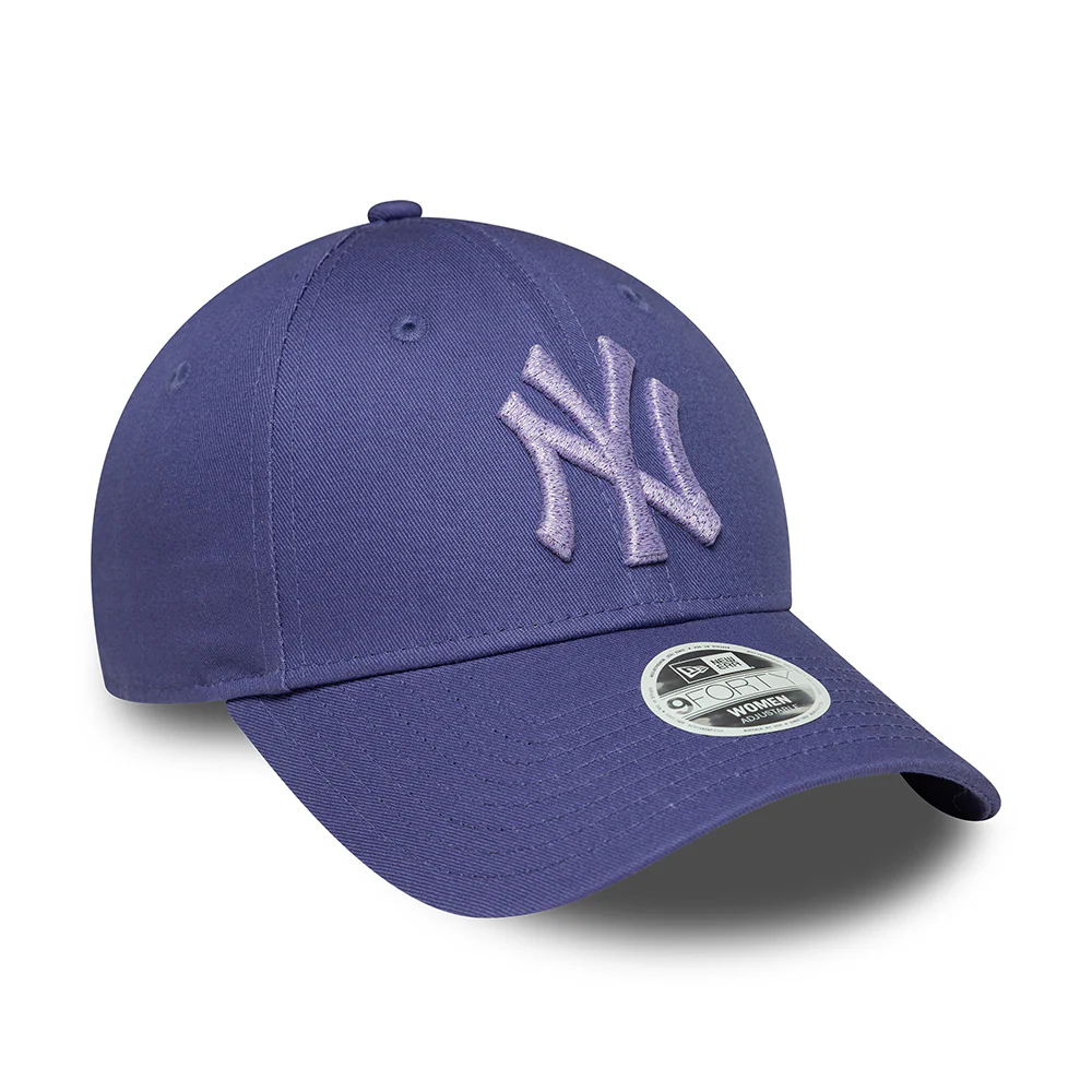 New Era Damen 9FORTY New York Yankees Baseball Cap - MLB Metallic - Tinte-Lavendel - Image 3