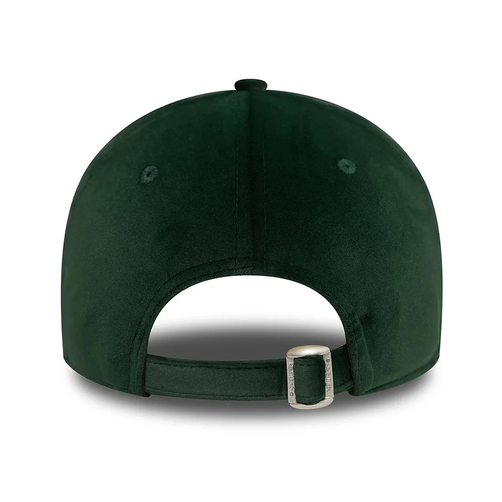 New Era Damen 9FORTY New York Yankees Baseball Cap - MLB Velour - Dunkelgrün - Image 4