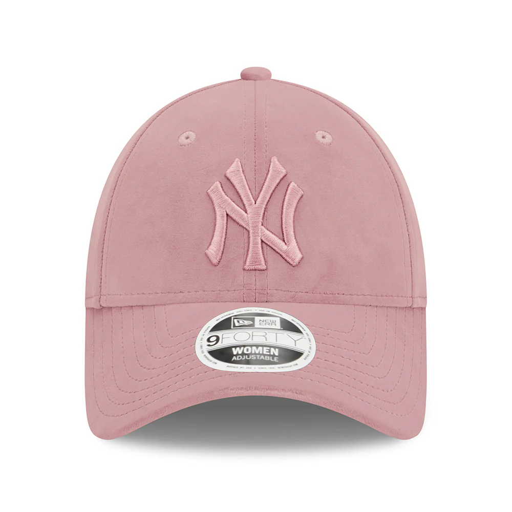 New Era Damen 9FORTY New York Yankees Baseball Cap - MLB Velour - Rosa - Image 2
