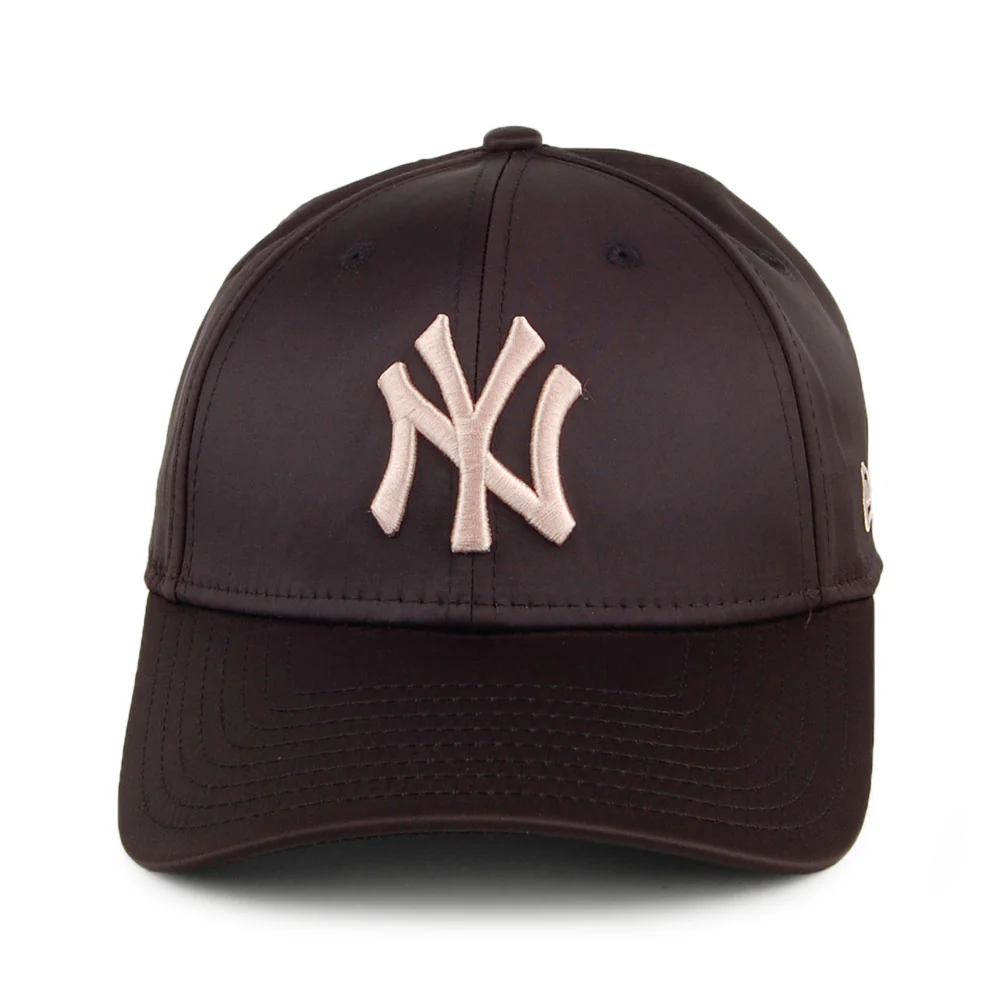 New Era Damen 9FORTY Satin New York Yankees Baseball Cap - MLB - Schwarz-Pink - Image 2
