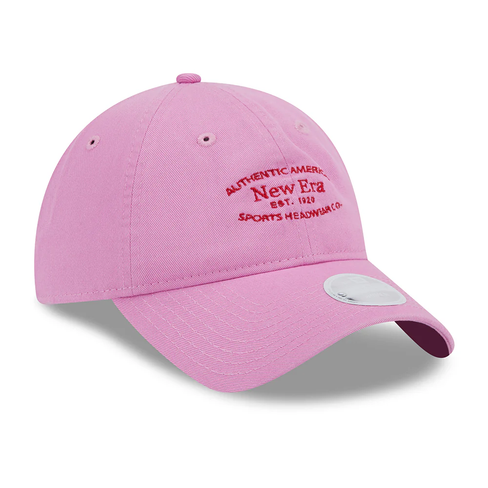 New Era Damen 9TWENTY Baseball Cap aus gewaschener Baumwolle - Rosé-Scharlachrot - Image 3