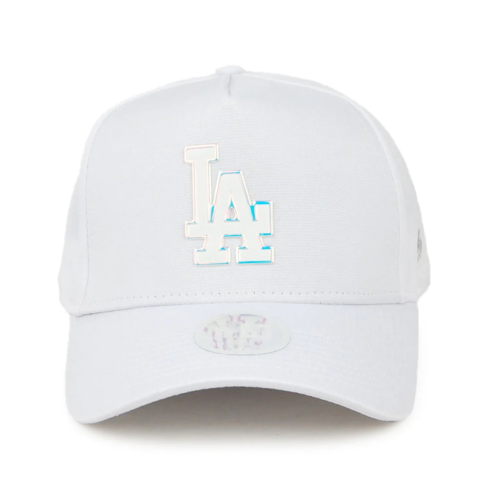 New Era Damen A-Frame L.A. Dodgers Baseball Cap - MLB Iridescent Logo - Weiß - Image 2