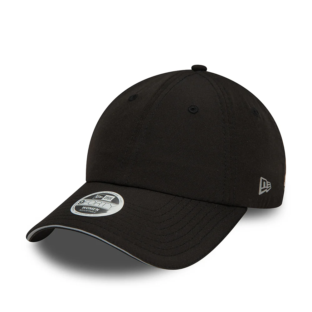 New Era Damen Ponytail Open Back Baseball Cap - Schwarz