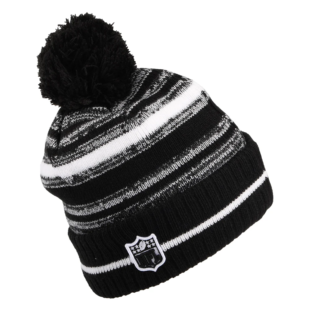 New Era Green Bay Packers Bommelmütze - NFL Sport Knit - Schwarz-Weiß - Image 2