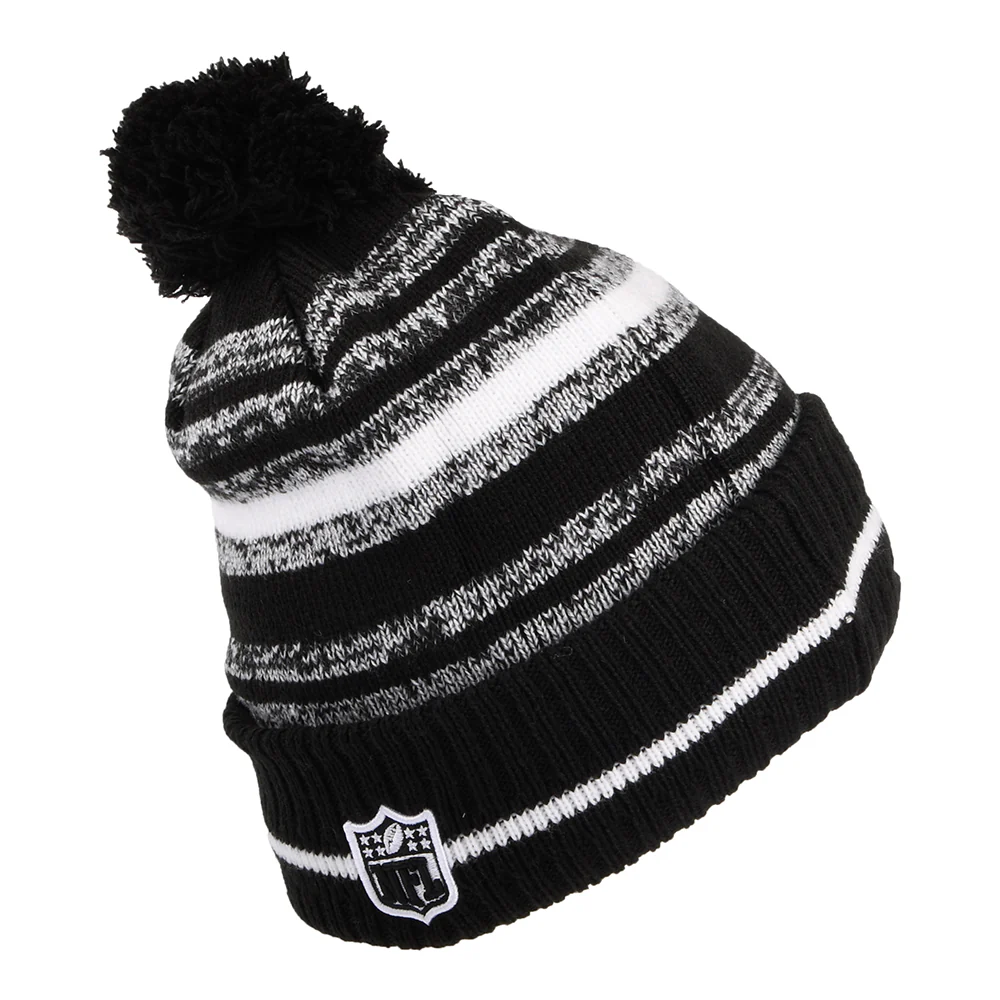 New Era Indianapolis Colts Bommelmütze - NFL Sport Knit - Schwarz-Weiß - Image 2