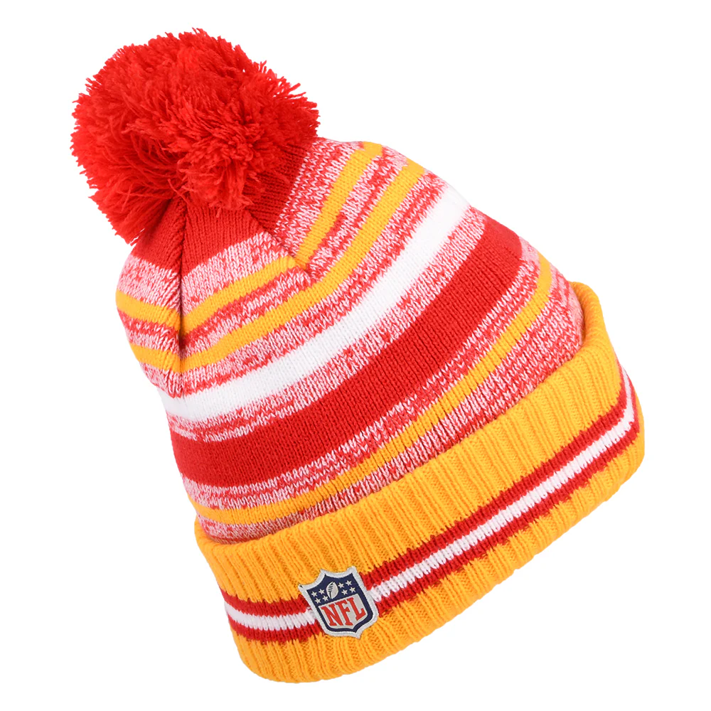 New Era Kansas City Chiefs Bommelmütze - NFL Sport Knit OTC - Rot-Gold - Image 2