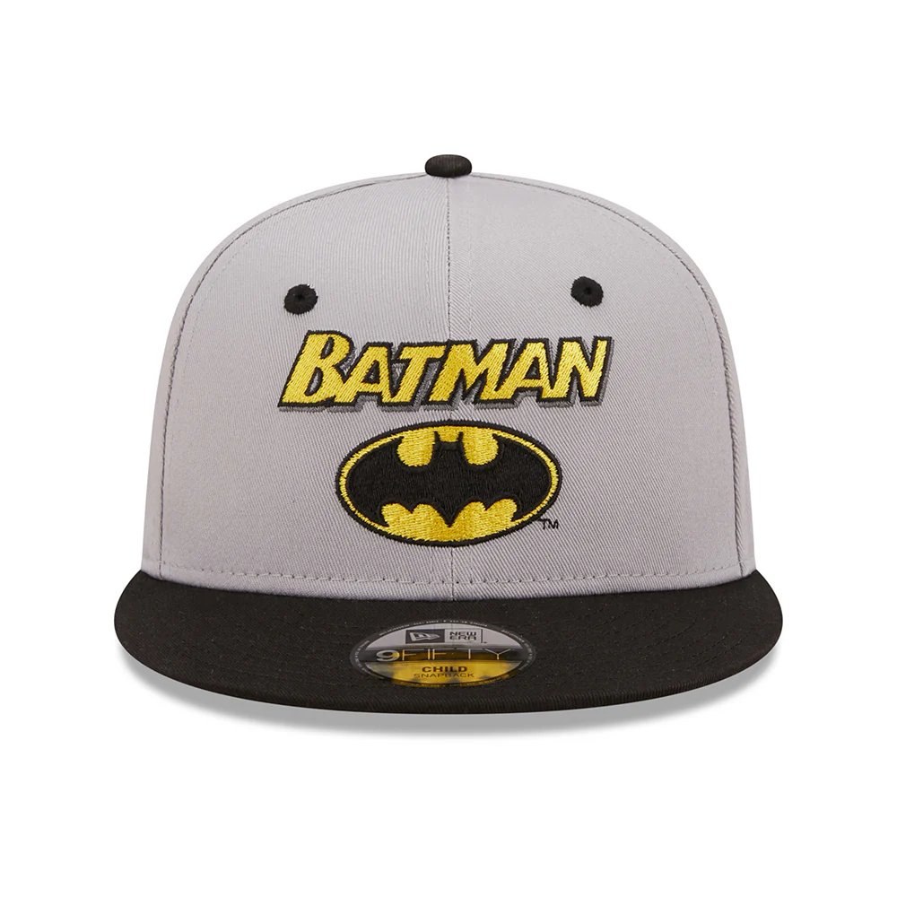 New Era Kinder 9FIFTY Batman Baseball Cap DC Comics Charakter - Grau-Schwarz - Image 2