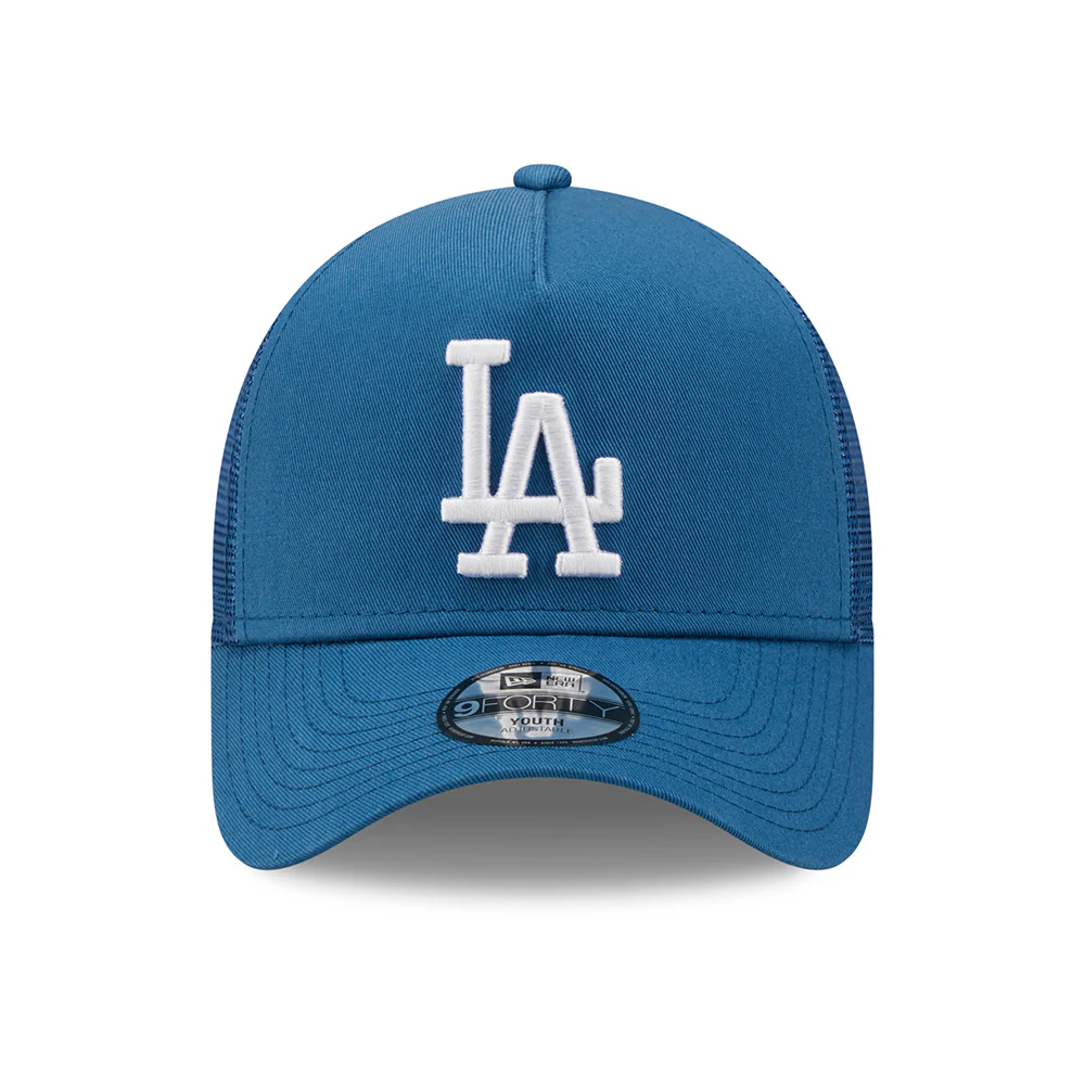 New Era Kinder 9FORTY A-Frame L.A. Dodgers Trucker Cap - MLB Tonal Mesh - Blau - Image 2