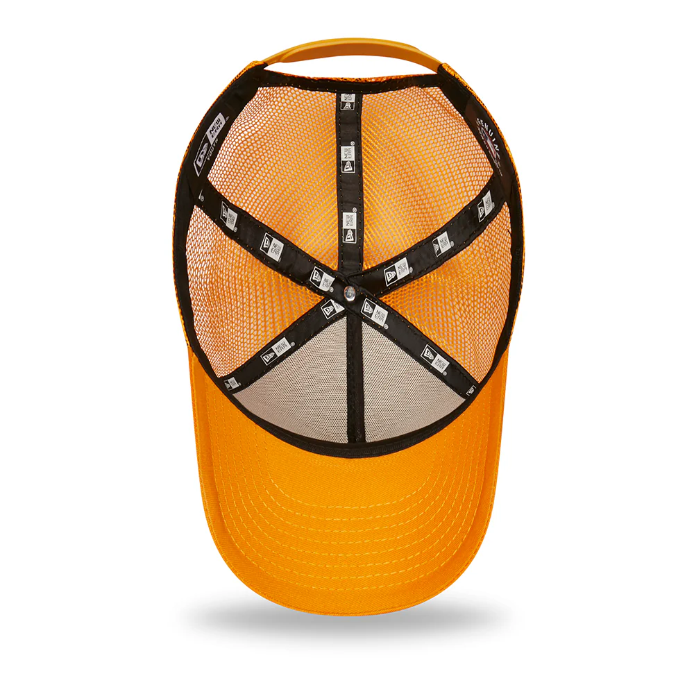 New Era Kinder 9FORTY A-Frame New York Yankees Trucker Cap - MLB Tonal Mesh - Orange - Image 4