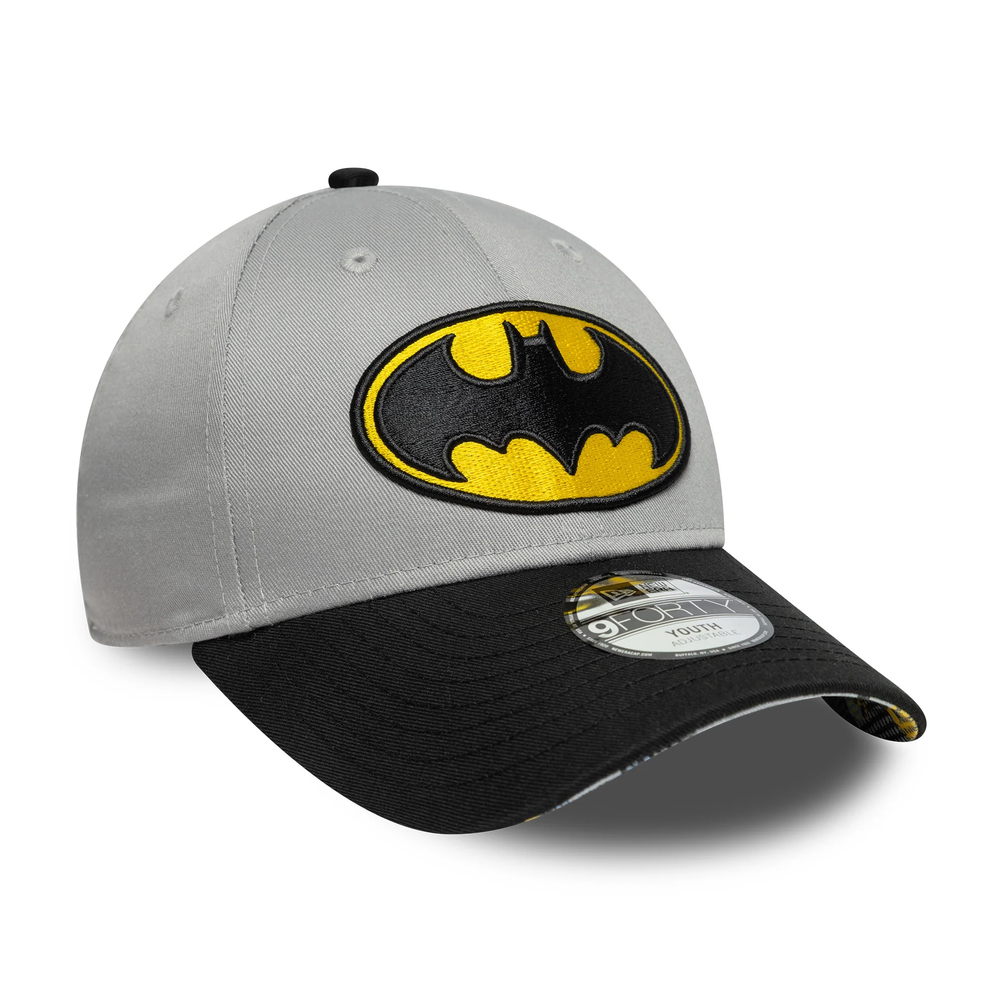 New Era Kinder 9FORTY Batman Baseball Cap - DC Comics - Grau-Schwarz - Image 3