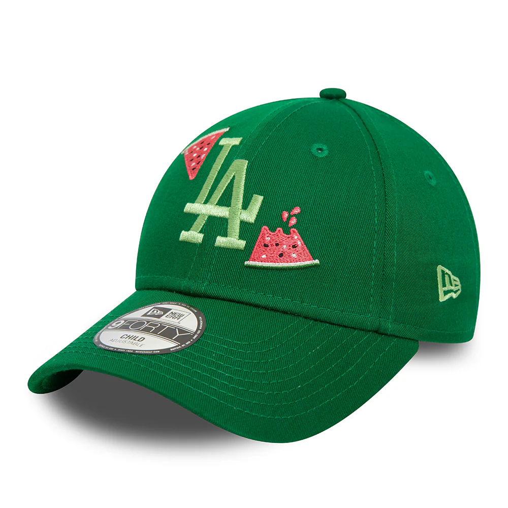 New Era Kinder 9FORTY L.A. Dodgers Baseball Cap - MLB Icon - Grün