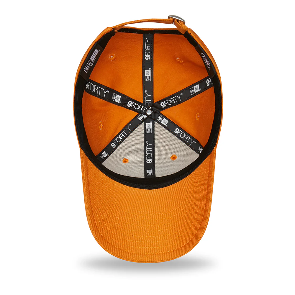New Era Kinder 9FORTY L.A. Dodgers Baseball Cap - MLB League Essential II - Orange-Weiß - Image 5