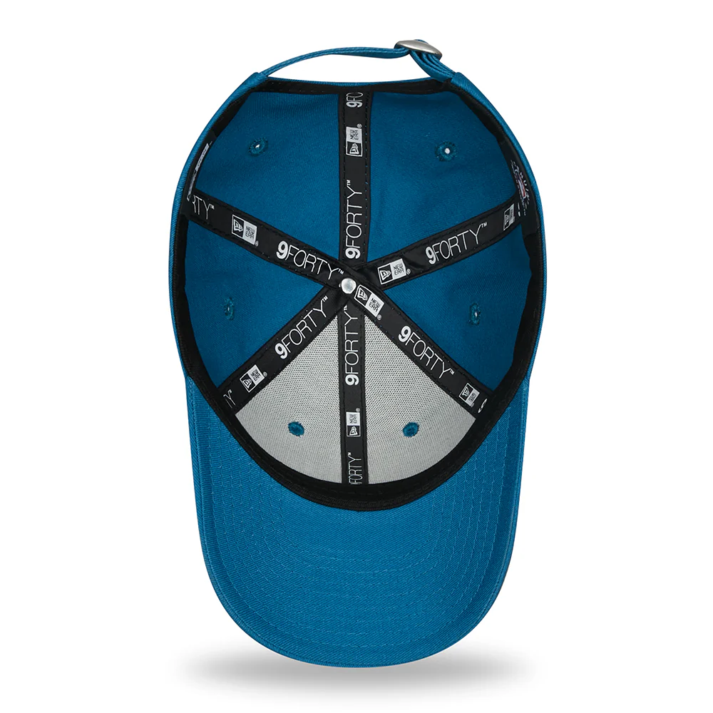New Era Kinder 9FORTY L.A. Dodgers Baseball Cap - MLB League Essential II - Petrol-Weiß - Image 5