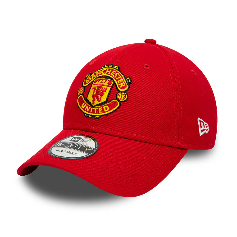New Era Kinder 9FORTY Manchester United FC Baseball Cap - Core - Scharlachrot