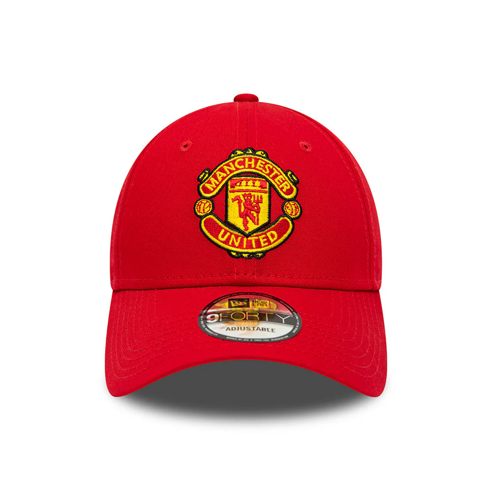New Era Kinder 9FORTY Manchester United FC Baseball Cap - Core - Scharlachrot - Image 2