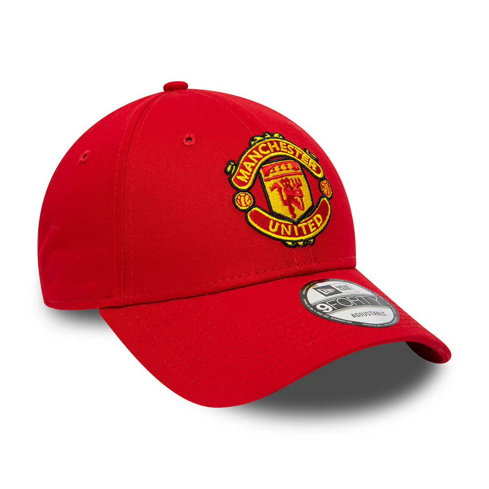 New Era Kinder 9FORTY Manchester United FC Baseball Cap - Core - Scharlachrot - Image 3