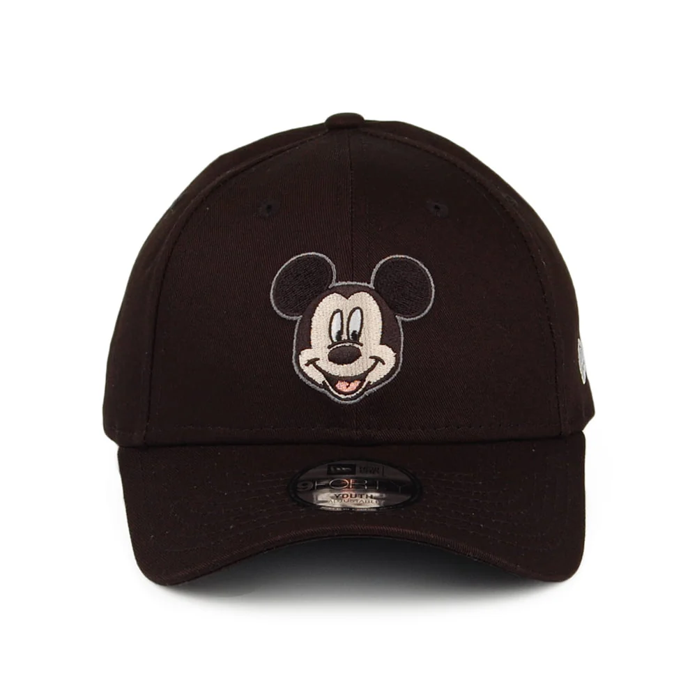 New Era Kinder 9FORTY Mickey Mouse Baseball Cap - Schwarz - Image 2