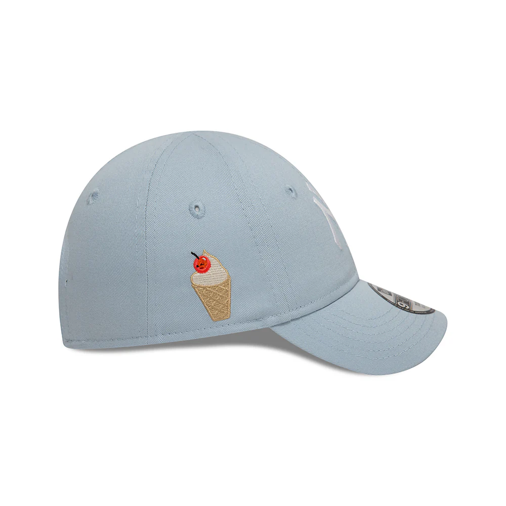 New Era Kinder 9FORTY New York Yankees Baseball Cap - MLB Icon - Hellblau-Weiß - Image 4