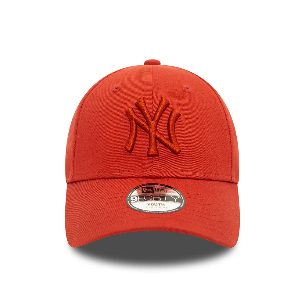 New Era Kinder 9FORTY New York Yankees Baseball Cap - MLB League Essential - Rostrot-Rostrot - Image 2