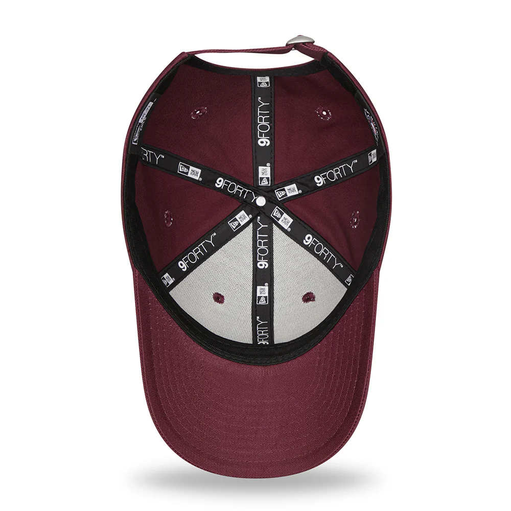 New Era Kinder 9FORTY New York Yankees Baseball Cap - MLB League Essential - Kastanienbraun-Weiß - Image 5