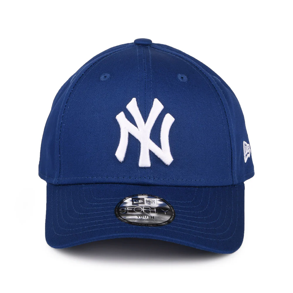 New Era Kinder 9FORTY New York Yankees Baseball Cap - MLB League Essential - Königsblau-Weiß - Image 2