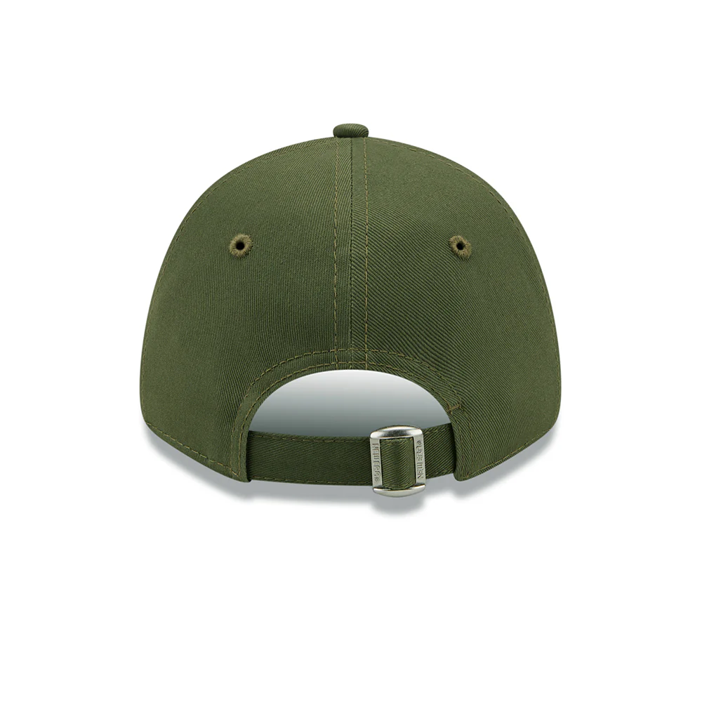 New Era Kinder 9FORTY New York Yankees Baseball Cap - MLB League Essential - Olivgrün-Orange - Image 4