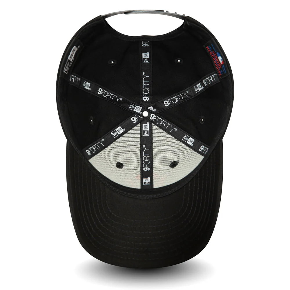 New Era Kinder 9FORTY New York Yankees Baseball Cap MLB - Schwarz-Orange - Image 5