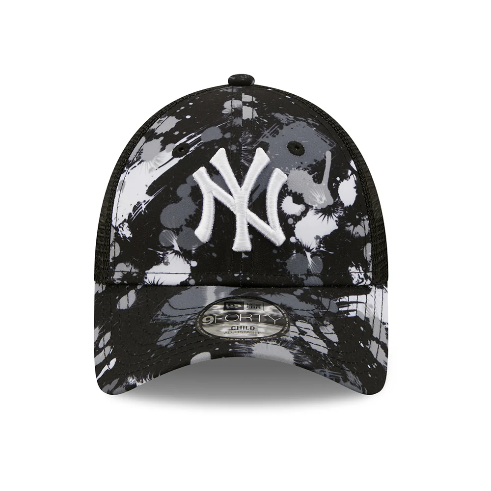 New Era Kinder 9FORTY New York Yankees Trucker Cap - MLB Print - Marineblau-Weiß - Image 2