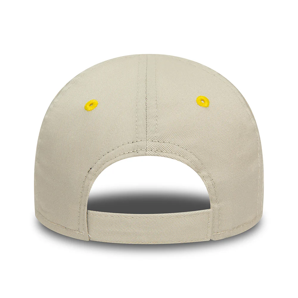 New Era Kinder 9FORTY Penguin Baseball Cap - NE Character - Steingrau-Gelb - Image 4
