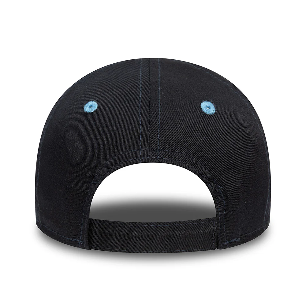 New Era Kinder 9FORTY Shark Baseball Cap - NE Character - Marineblau-Himmelblau - Image 4