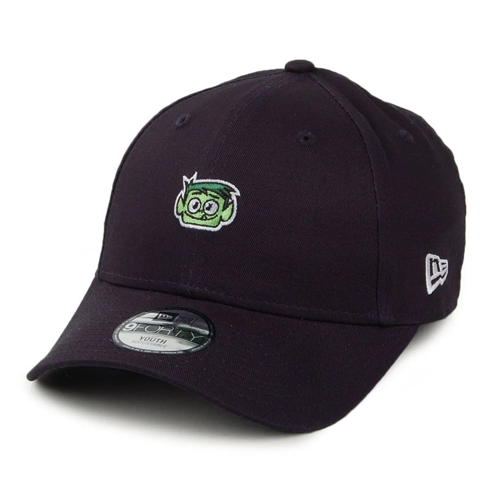 New Era Kinder 9FORTY Teen Titans Baseball Cap - Beast Boy - Schwarz