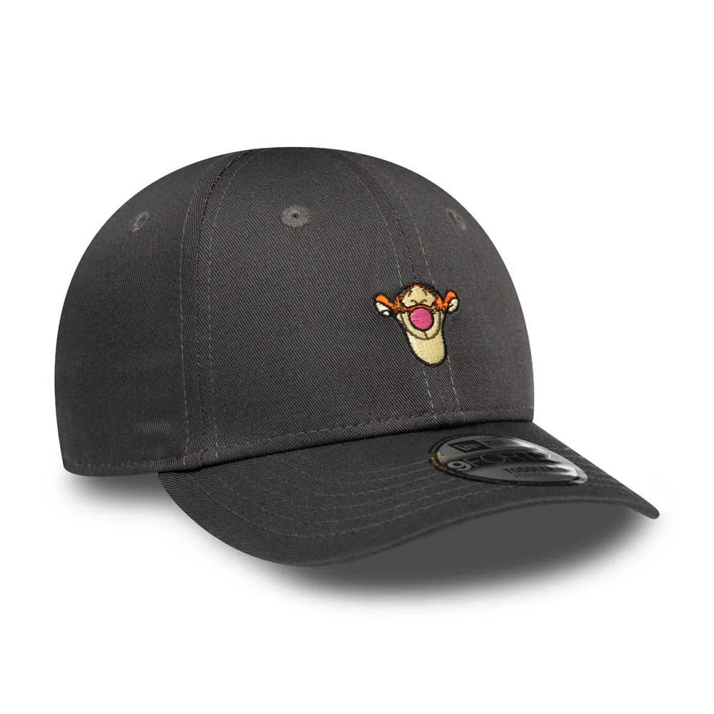New Era Kinder 9FORTY Tigger Baseball Cap - Disney Character - Graphitgrau - Image 3