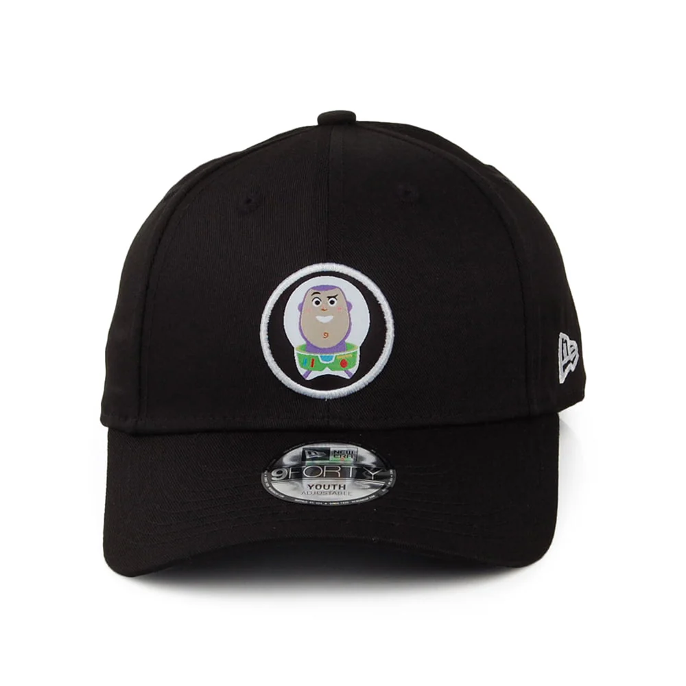 New Era Kinder 9FORTY Toy Story Baseball Cap - Buzz Lightyear - Schwarz - Image 2
