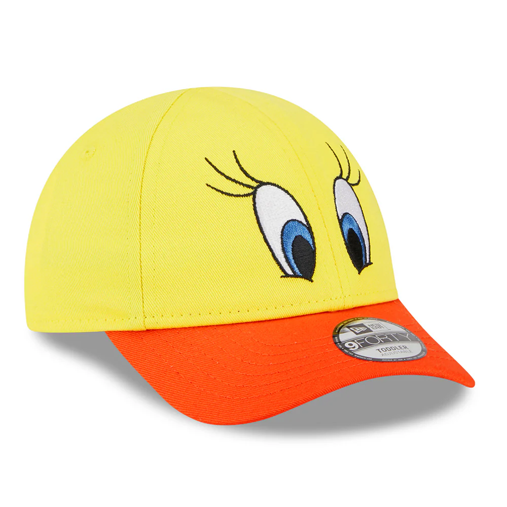 New Era Kinder 9FORTY Tweety Baseball Cap - Looney Tunes Character - Gelb-Orange - Image 3
