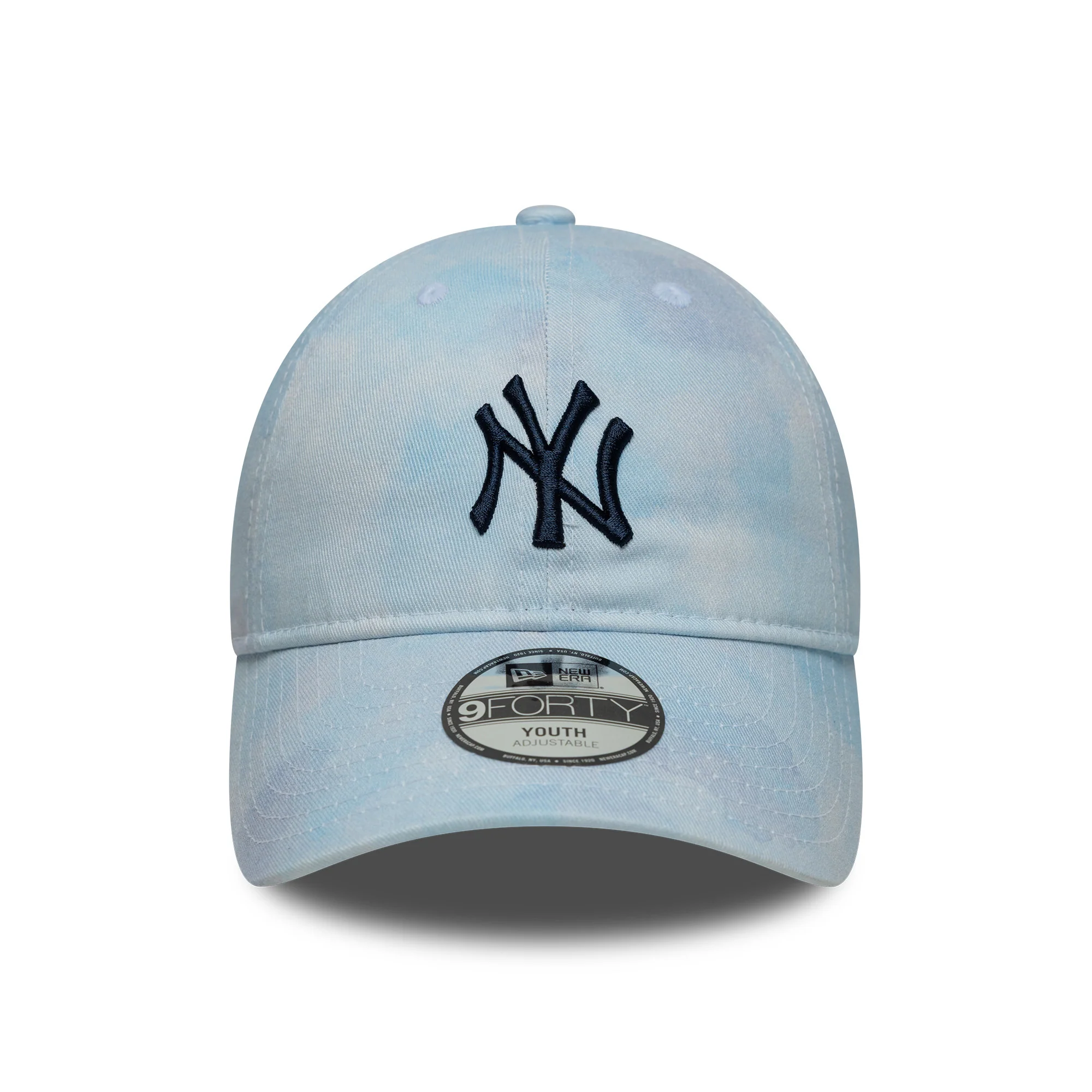 New Era Kinder 9TWENTY New York Yankees Baseball Cap - MLB Tie Dye - Himmelblau-Marineblau - Image 2
