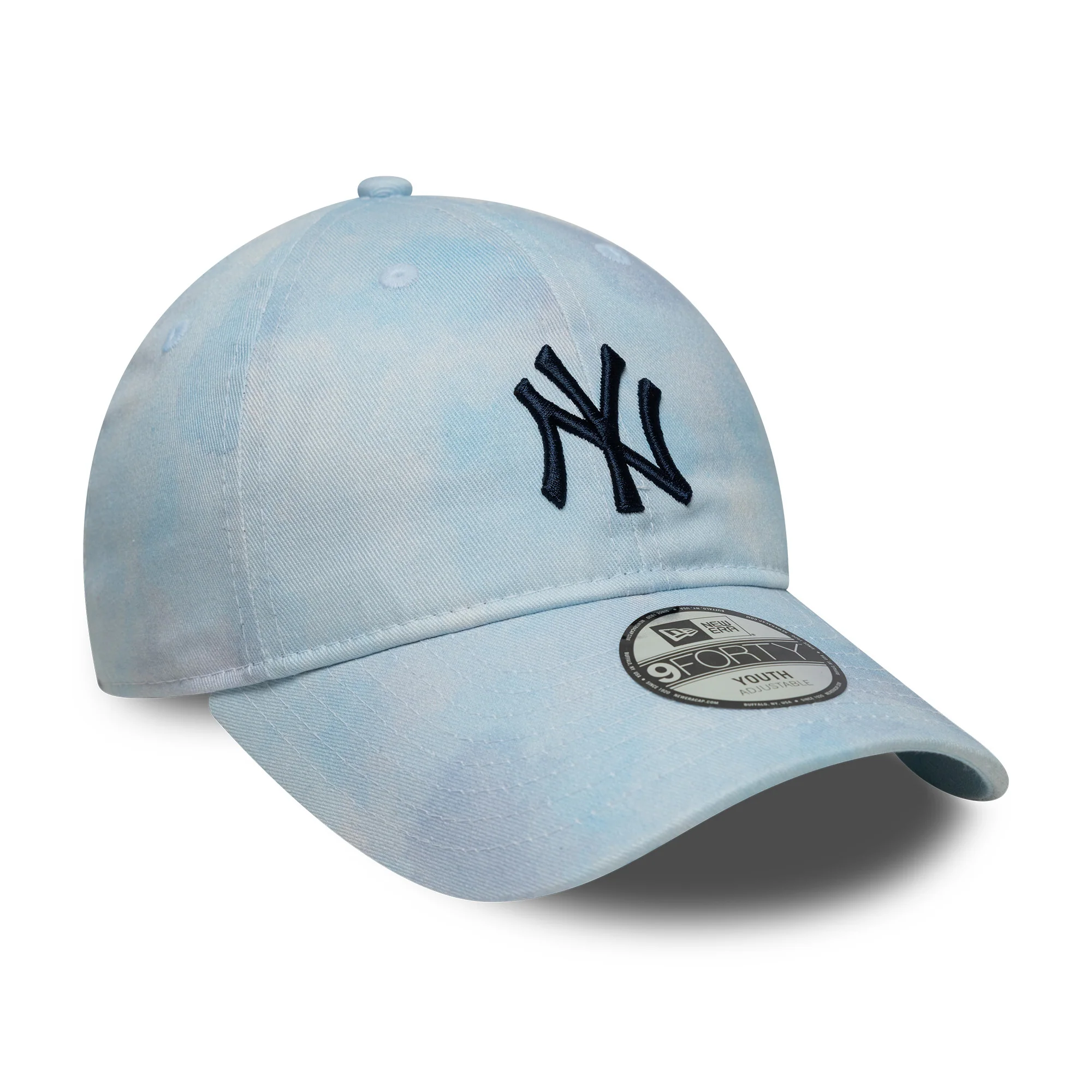 New Era Kinder 9TWENTY New York Yankees Baseball Cap - MLB Tie Dye - Himmelblau-Marineblau - Image 3