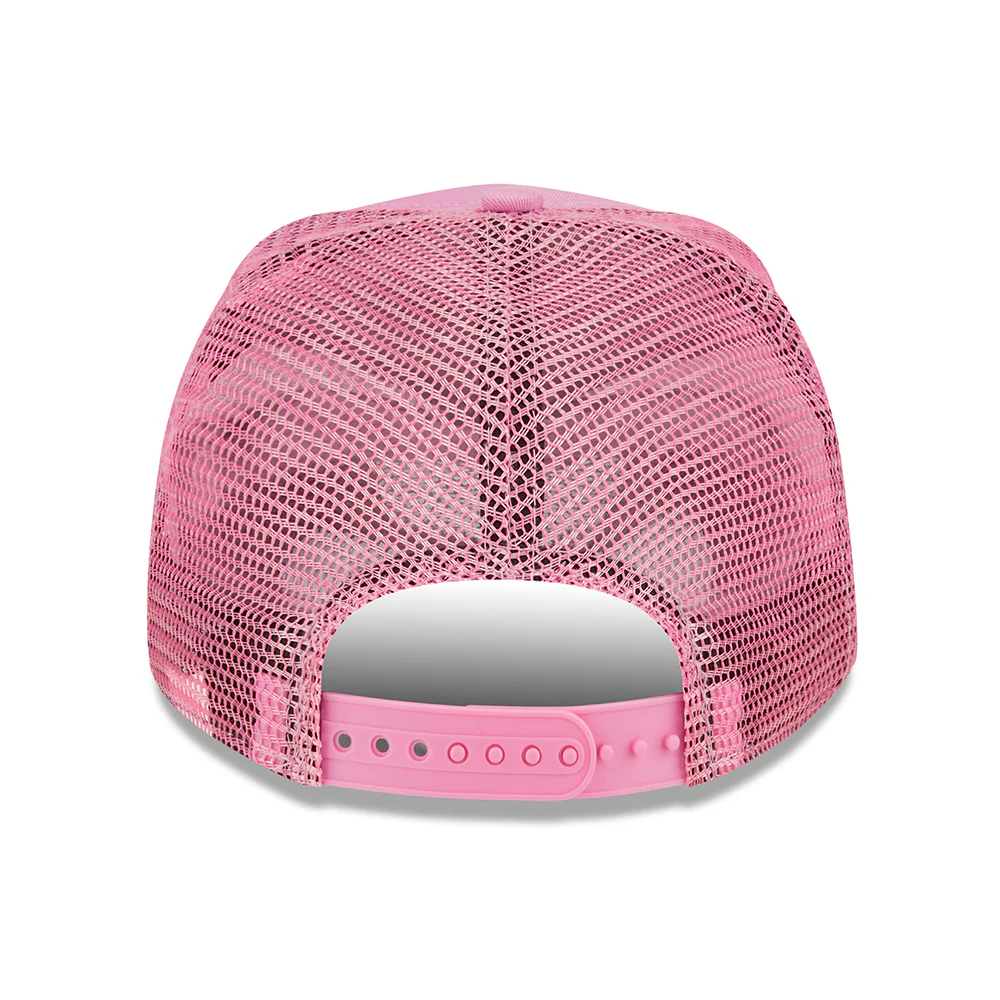 New Era Kinder A-Frame L.A. Dodgers Trucker Cap - MLB Tonal Mesh - Rosa - Image 4