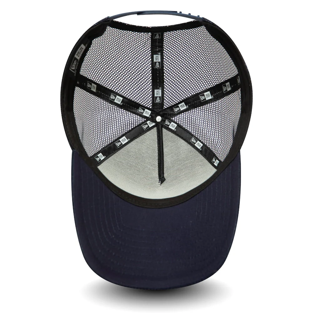 New Era Kord Trucker Cap Fabric Patch - Marineblau - Image 5
