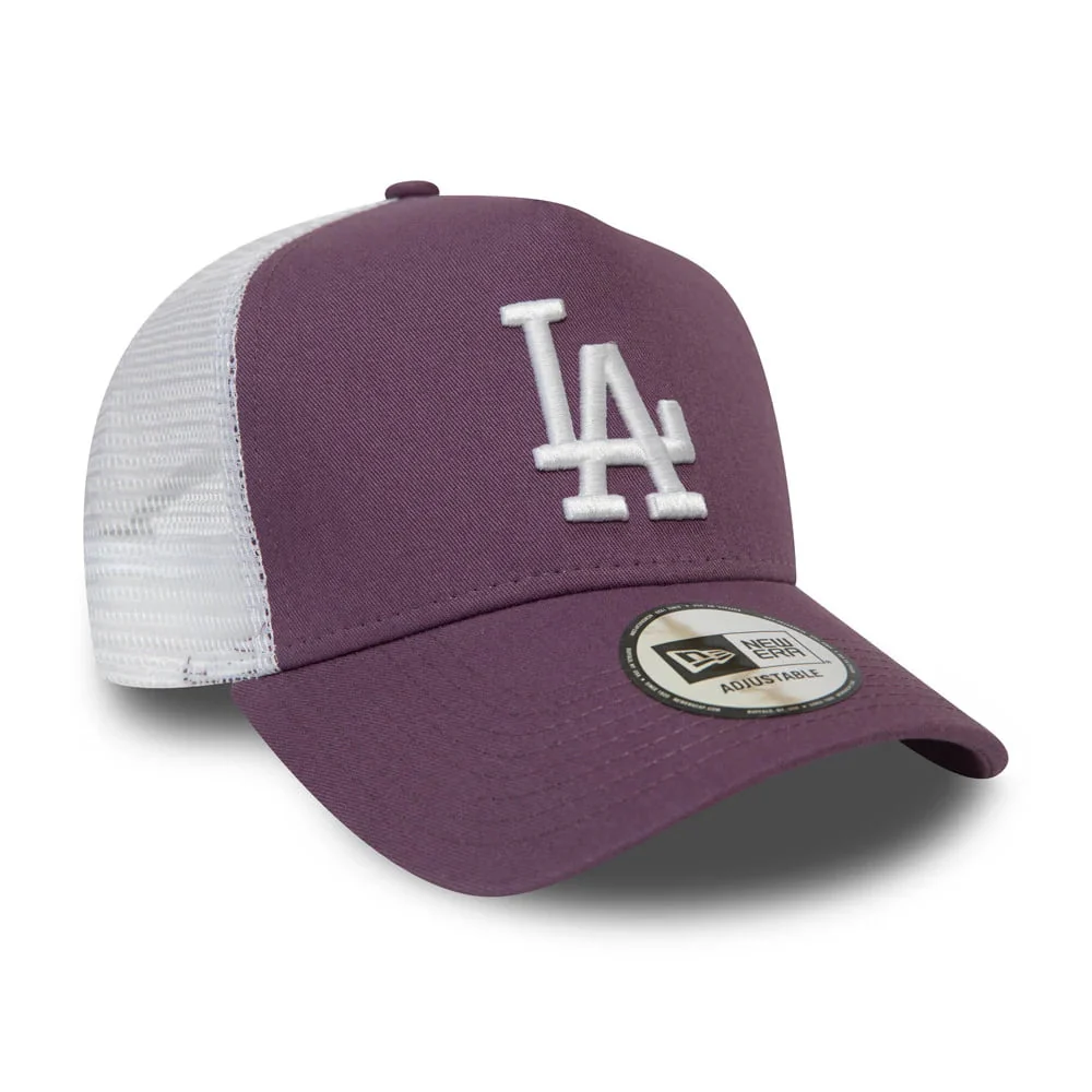 New Era L.A. Dodgers Trucker Cap MLB League Essential - Lavendel - Image 2
